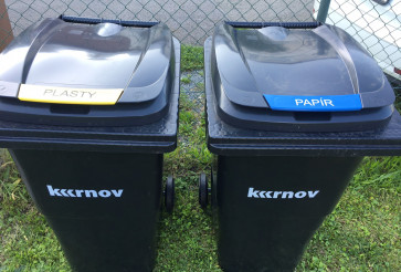 Containere pentru deșeuri sortate pentru Krnov