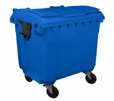 Containere HDPE CLF 1100L cu capac plat - 0