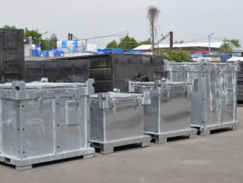 Containere de transport ADR pentru baterii litiu-ion (Li-Ion) ASP 600-800-1500-1800